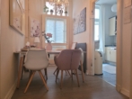 4 - Essbereich neben Küche - Ideal für den 1-2-Personen-Haushalt: Gemütliche Erdgeschosswohnung in der Altstadt