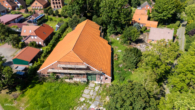 2 - Ansicht hinterer Giebel - Renovierungsbedürftiges Bauernhaus Nähe Emsdeich – viel Platz mit Ausbaumöglichkeiten